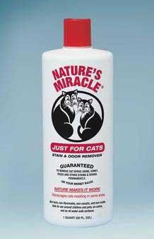 Nature s Miracle Just for Cats Stain & Odor Remover 32OZ Supply