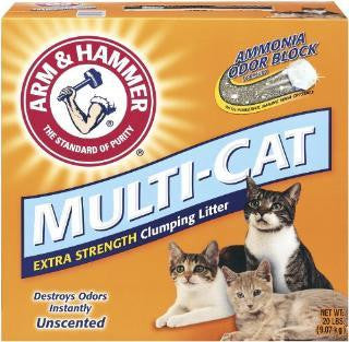 Arm & Hammer Multi Clump Litter Unscented 2-20# For Cheap