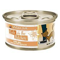 Weruva Fowl Ball Chicken & Turkey Recipe Au Jus Cans Cat 24-3.2 oz. Online now