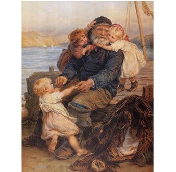 Fisherman with Children For Cheap