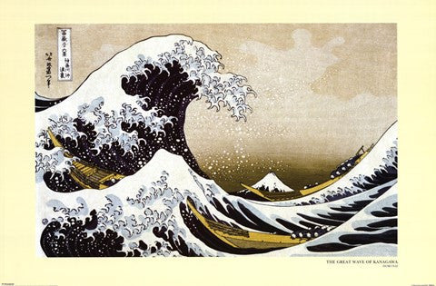 The Great Wave off Kanagawa, c.1830 Online now