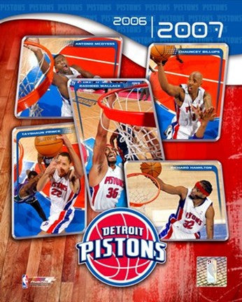 06 -  07 Pistons Team Composite Sale