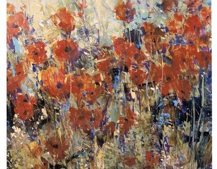 Red Poppy Field II Hot on Sale