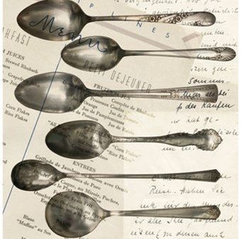 Cutlery Spoons In Sepia Online Hot Sale