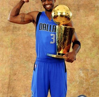 Jason Terry with the 2011 NBA Championship Trophy Game 6 of the 2011 NBA Finals For Discount