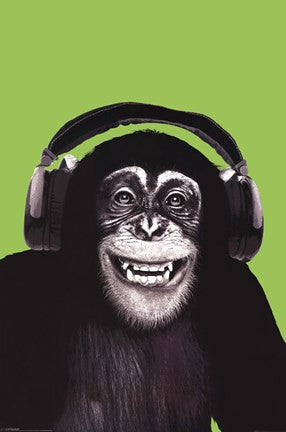 Chimpanzee Headphones Online now