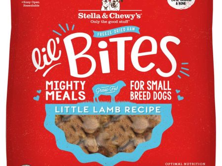 Stella & Chewy’s Lil’ Bites Little Lamb Freeze Dried Dog Food 7oz Supply